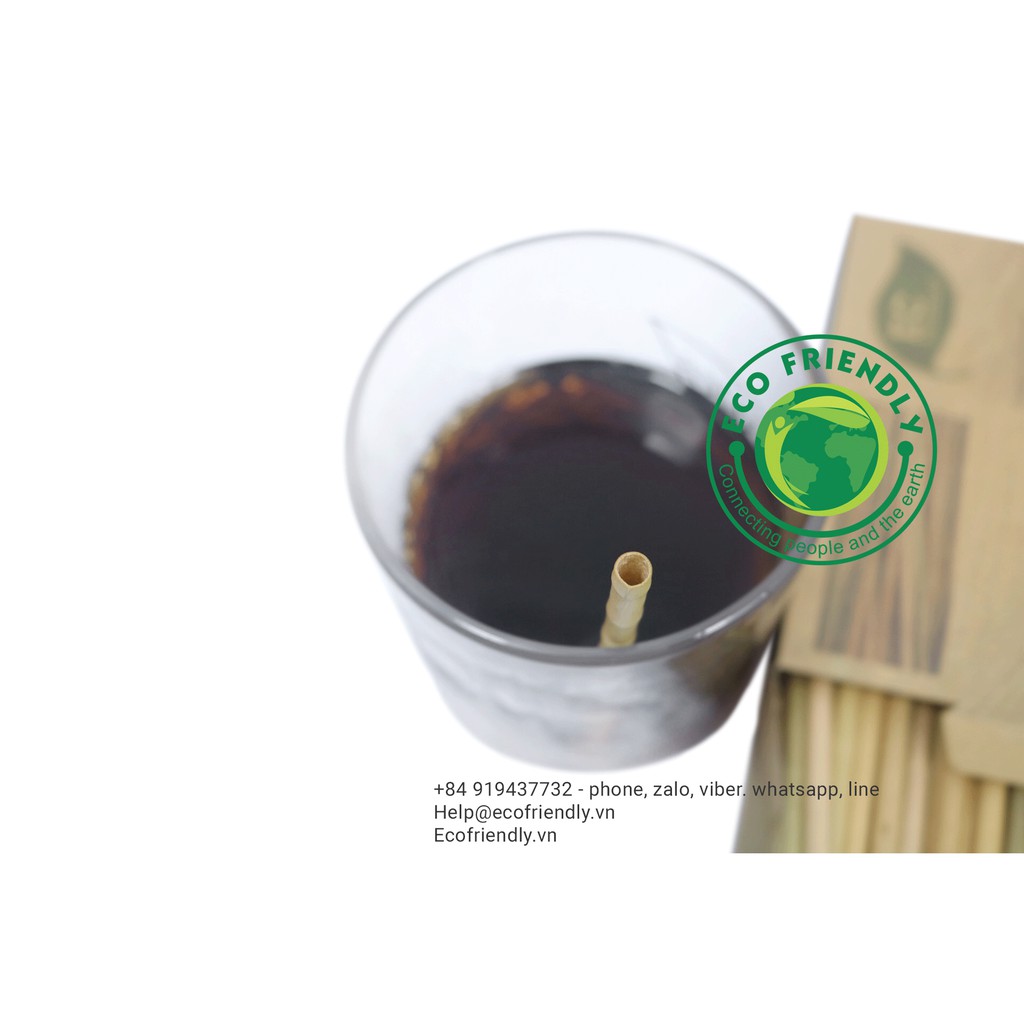 [COMBO 5 HỘP] Ống hút cỏ khô ngắn 11 cm loại I ( Loại xuất khẩu) Short Dried grass straws ( Hight Quality)