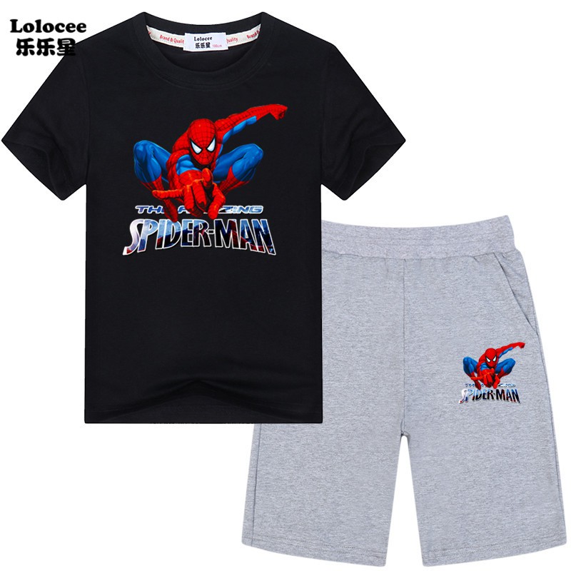 MARVEL Set Đồ 2 Chi Tiết Siêu Anh Hùng Cá Tính Cho Bé Trai