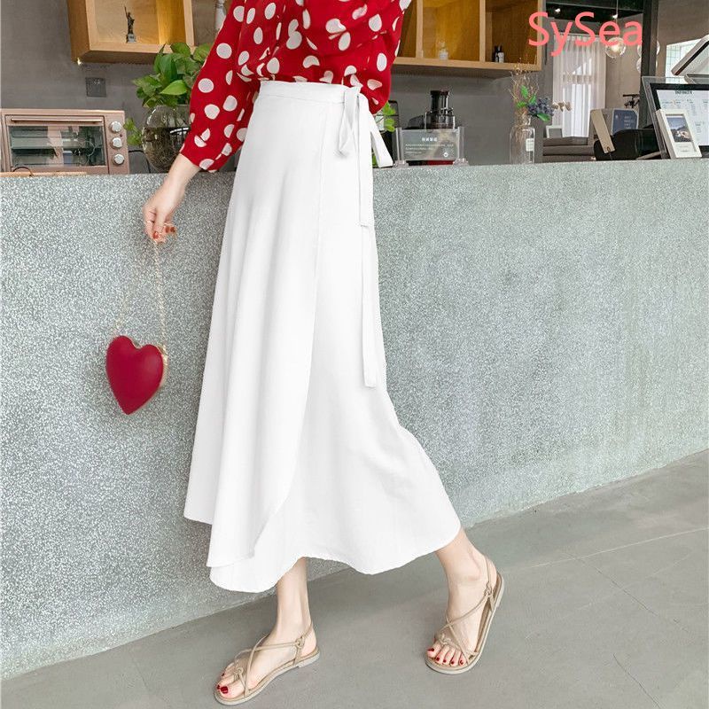 Chân Váy Chiffon Màu Sắc Đơn Giản Phong Cách Hàn Quốc