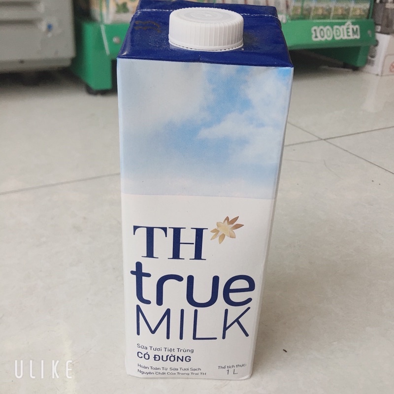 Sữa tươi tiệt trùng TH true Milk 1 lít