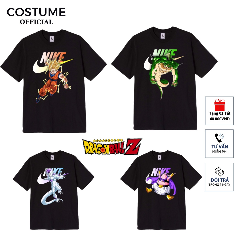 ☁♈Áo thun cổ tròn Songoku Dragon Ball cực chất cotton co giãn Goku 7 Viên Ngọc Rồng Basic in kỹ thuật số 2022.