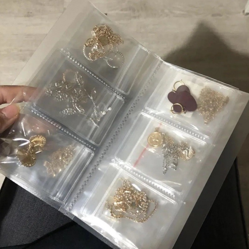 Túi đựng bảo quản trang sức trong suốt đơn giản tiện dụng