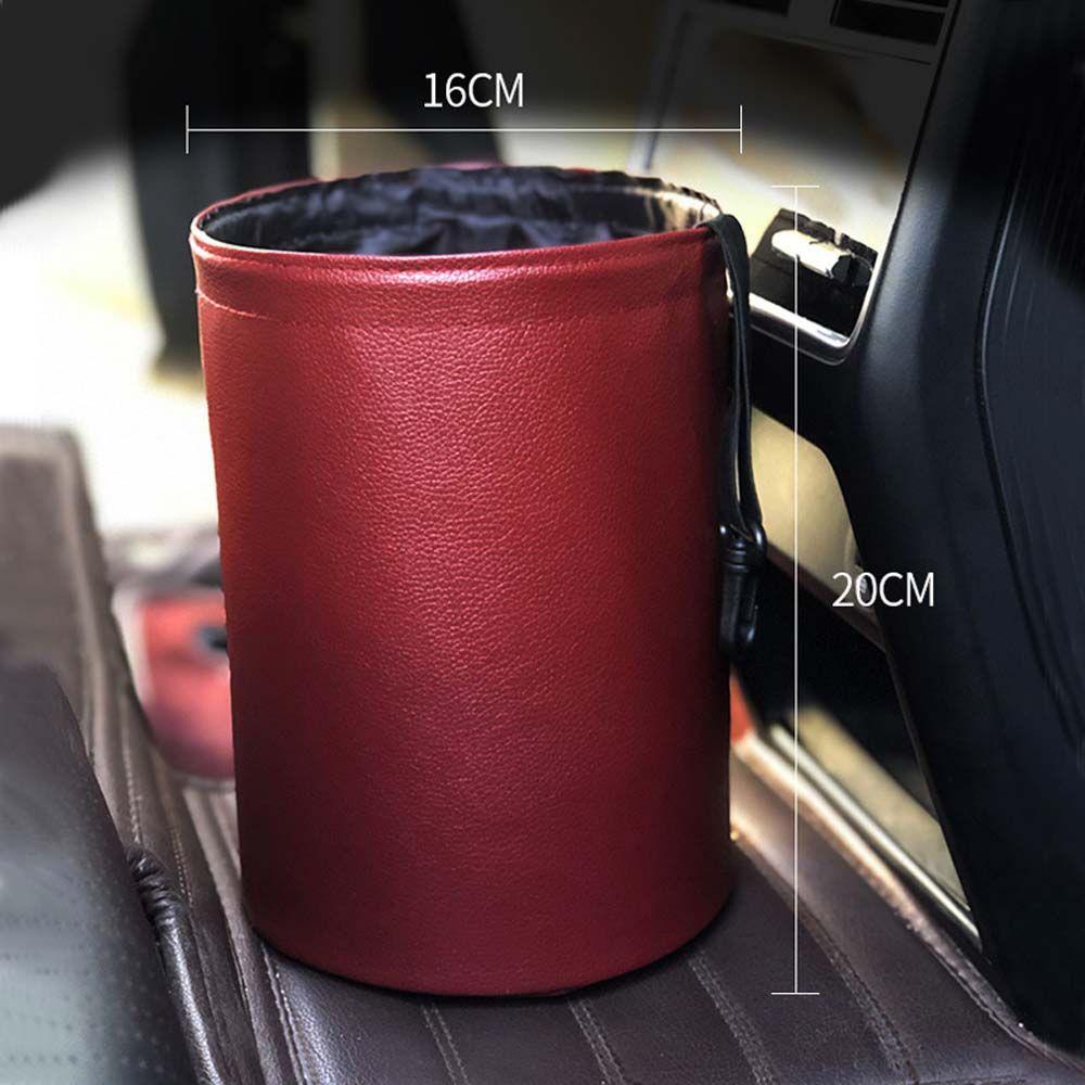 Thùng Đựng Rác Chống Thấm Nước Màu Đen Tiện Dụng Cho Xe Hơi