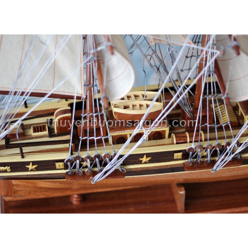 Thuyền Gỗ Phong Thủy Trang Trí Cutty Sark Dài 97cm