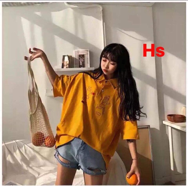 Áo polo cổ bẻ mèo tim DTR0319 | BigBuy360 - bigbuy360.vn