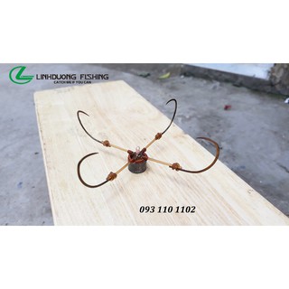 Lưỡi câu tứ tỳ 4. Đầy đủ các size.
