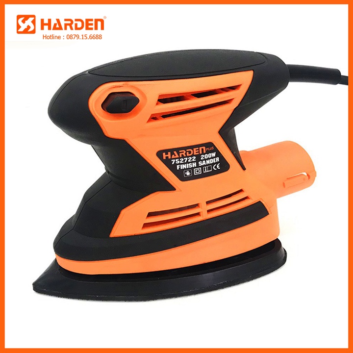 Máy chà nhám rung tam giác Harden 200W , may cha nham tam giac