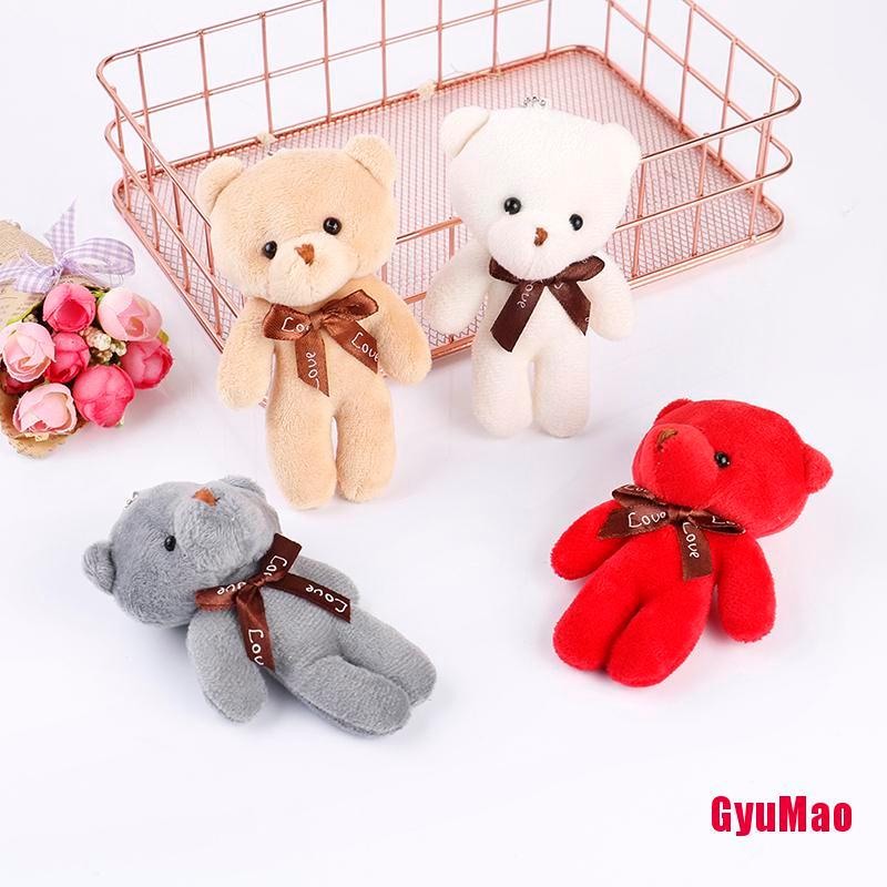 Móc Khóa Hình Gấu Nhồi Bông Mini Dễ Thương