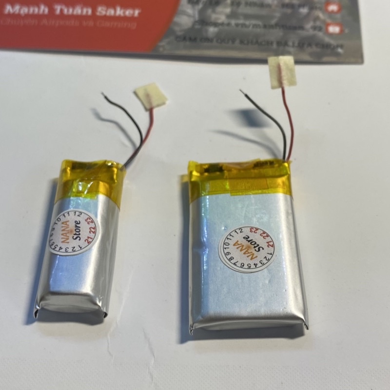 Pin Tai Nghe 3,7V , Pin Lithium 35/250/300mAh Cho Tai Nghe Bluetooth !