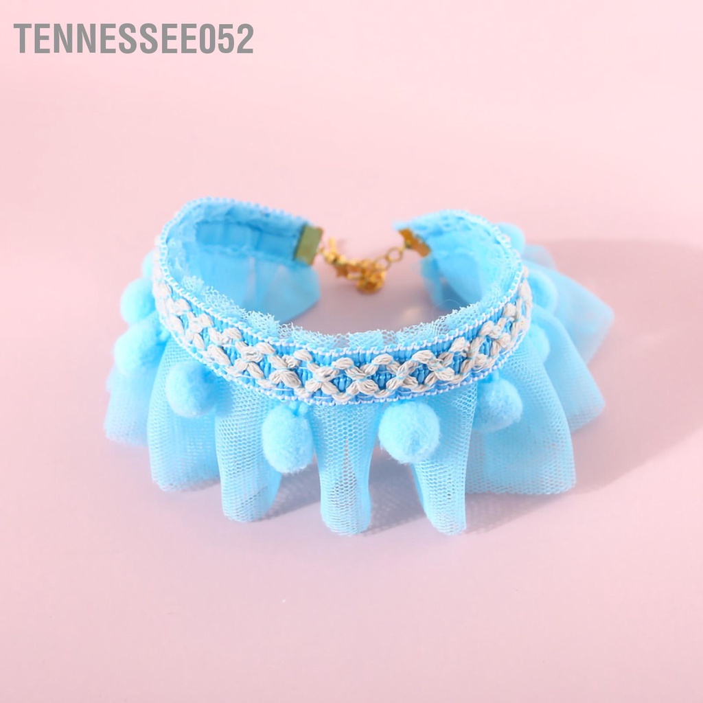 Tennessee052 Vòng cổ ren cho thú cưng Màu sắc rực rỡ có thể điều chỉnh Chinoiserie Cat vật nuôi nhỏ Chó mèo