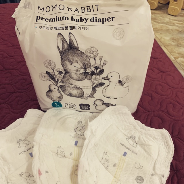 BỈM THỎ MOMO RABIT HÀN QUỐC/ SIÊU MỎNG/ SIÊU THẤM/ NHẸ NHÀNG/ÊM ÁI