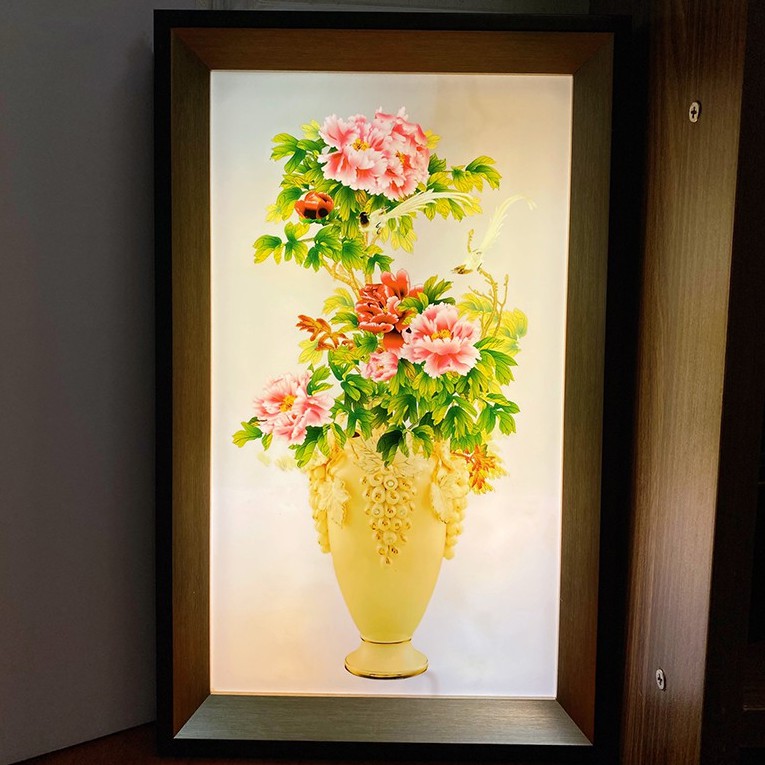 Đèn tranh LED MONSKY RONES kiểu dáng độc đáo trang trí nhà cửa cao cấp với 3 chế độ ánh sáng .