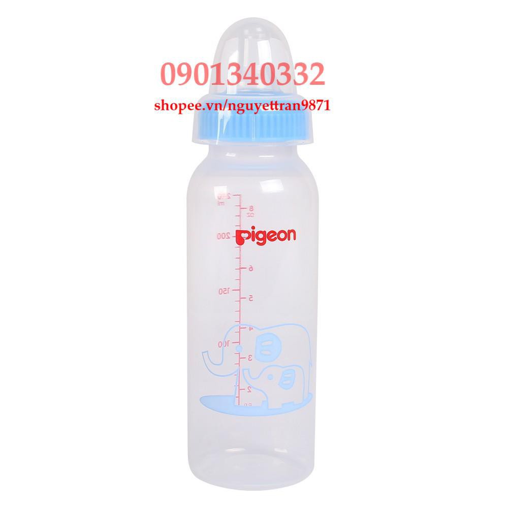 NUM VU bình sữa PIEGON 💥GIÁ TỐT NHẤT💥 240Ml siêu tiết kiệm (NẮP VIỀN MÀU)