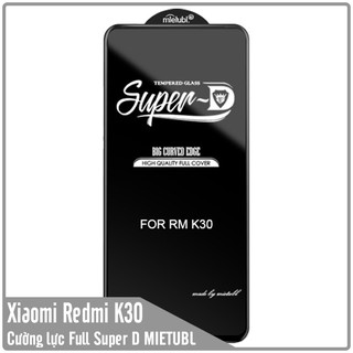 Kính cường lực Super D Xiaomi Redmi Note 9S / Redmi K30 Full viền Đen MIETUBL