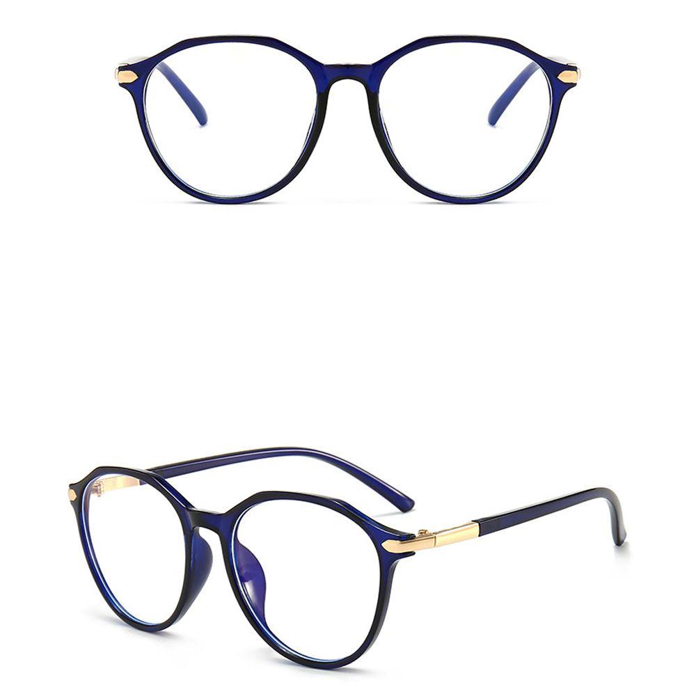 Kính Chống Ánh Sáng Xanh Tròng Đa Giác Bảo Vệ Mắt Dành Cho Nam Nữ