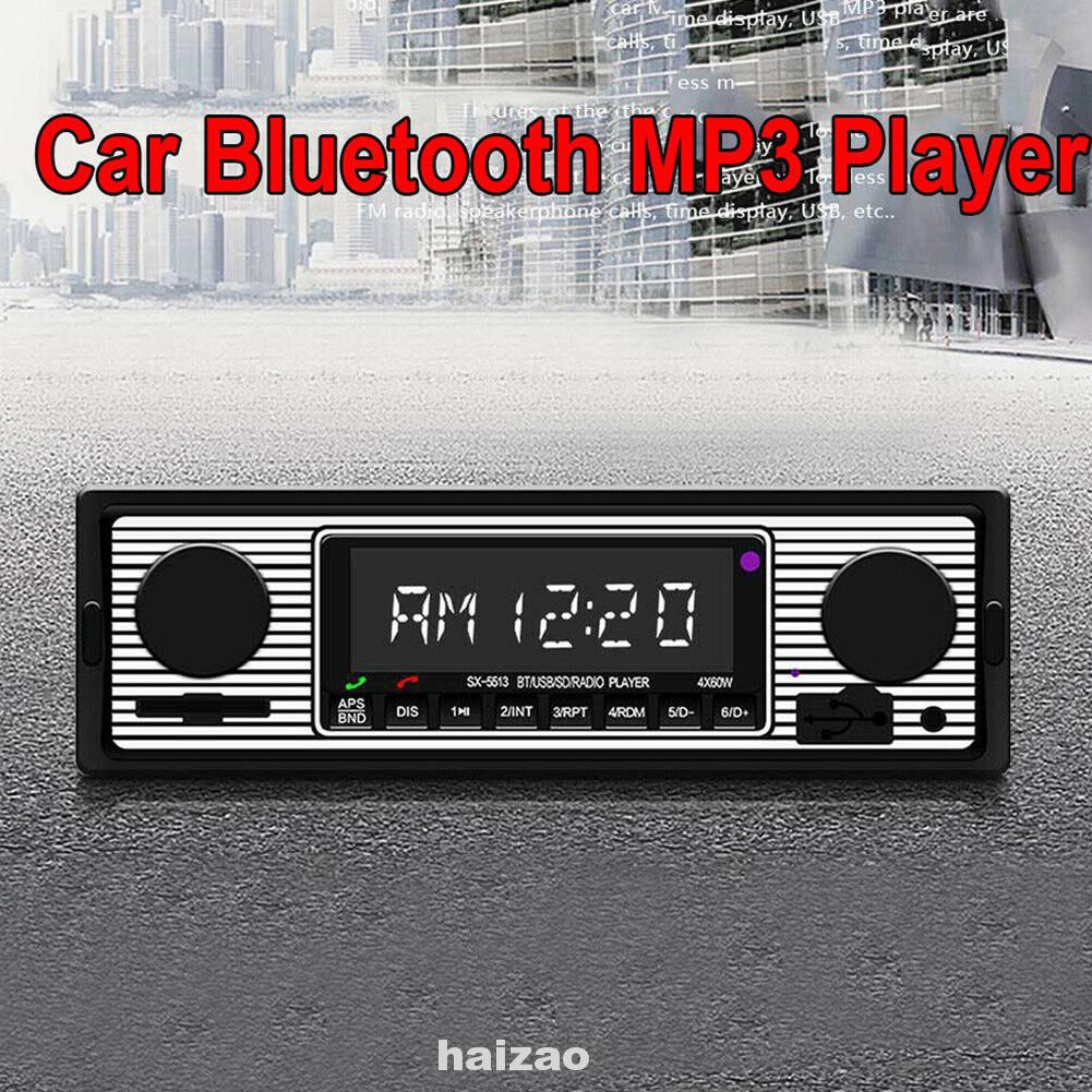 Radio Kết Nối Bluetooth Có Màn Hình Lcd Hiển Thị Phong Cách Retro