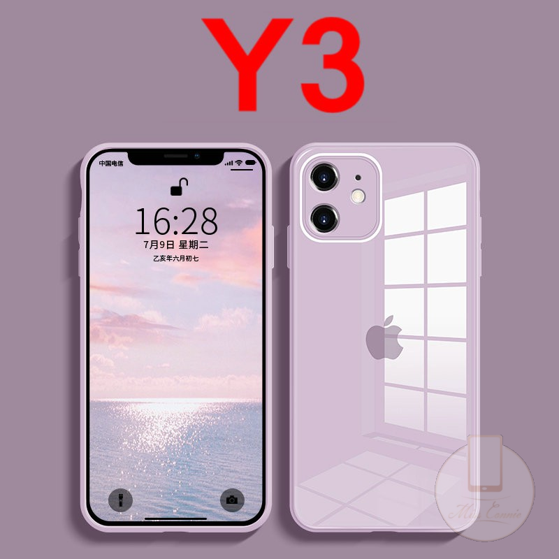 Ốp điện thoại mặt kính cường lực in logo iPhone 7 Plus 11 6 6S 8 Plus 12 Pro Max X SE 2020 6SPlus 7Plus 6Plus 8Plus XS | BigBuy360 - bigbuy360.vn