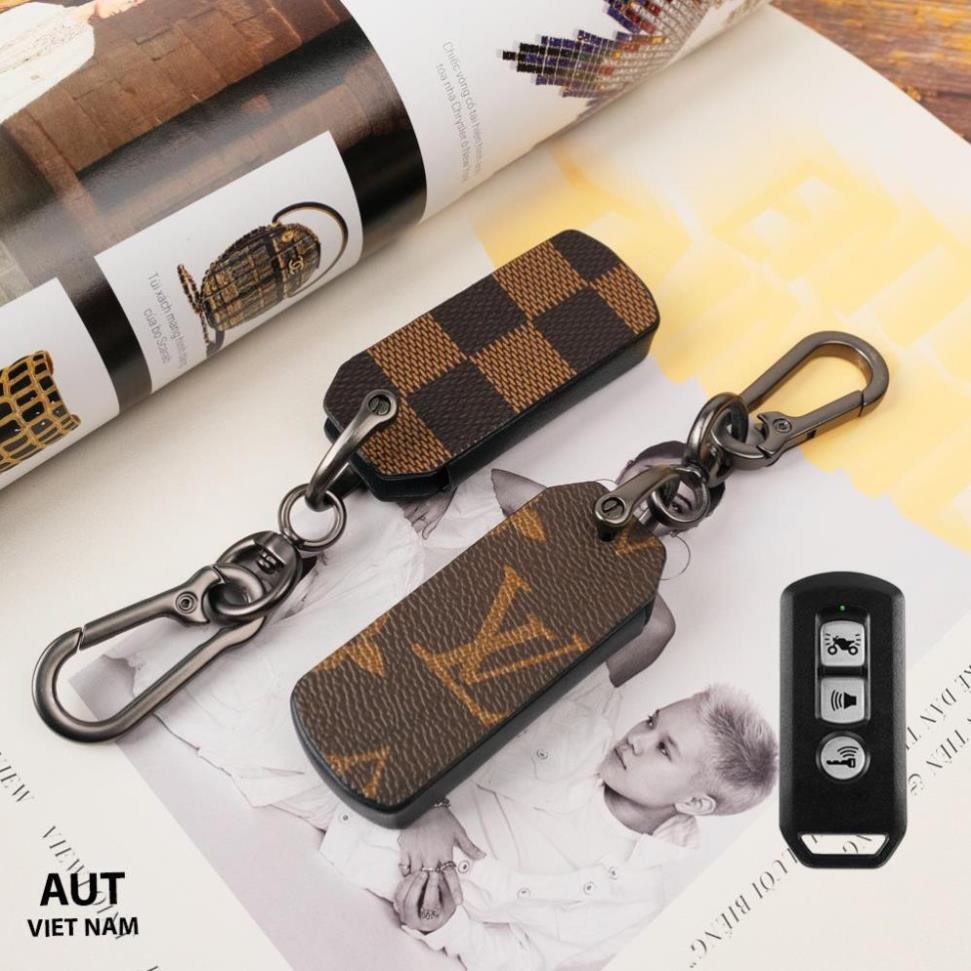 Bao da chìa khóa Smartkey Honda SH Handmade da xẻ túi cao cấp