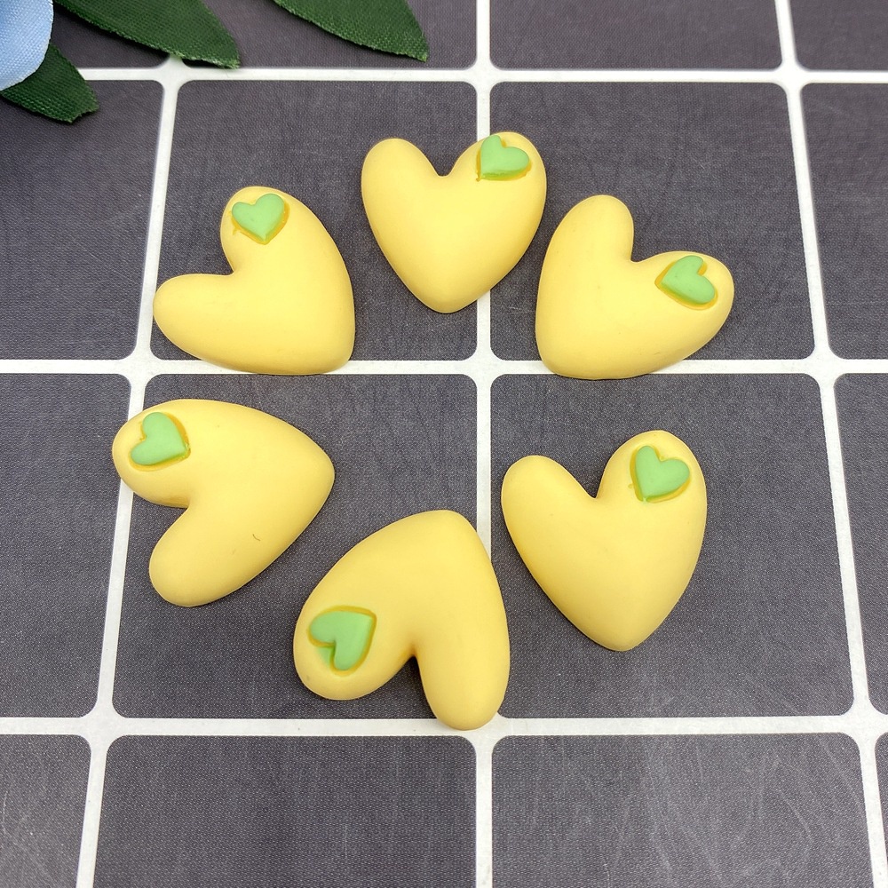 Mô Hình Trái Tim Bằng Nhựa Resin Trang Trí Điện Thoại Diy Cho Bé