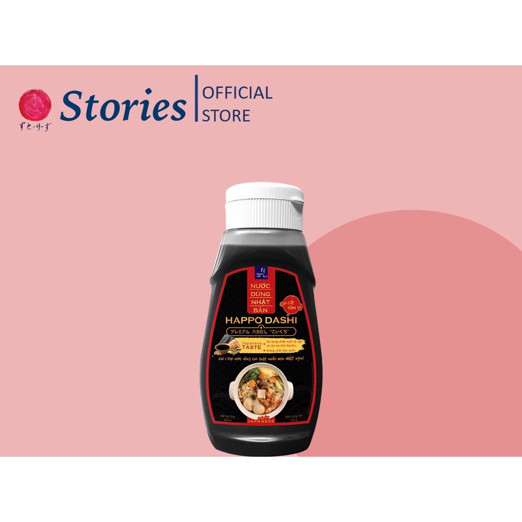 Nước dùng Nhật Bản Happo Dashi Cao Cấp 340g