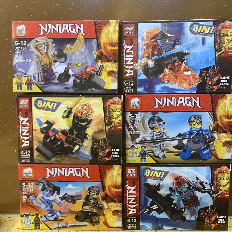 Đồ Chơi Lắp Ráp Lego Ninjago Xếp Hình Các Nhân Vật-random mẫu