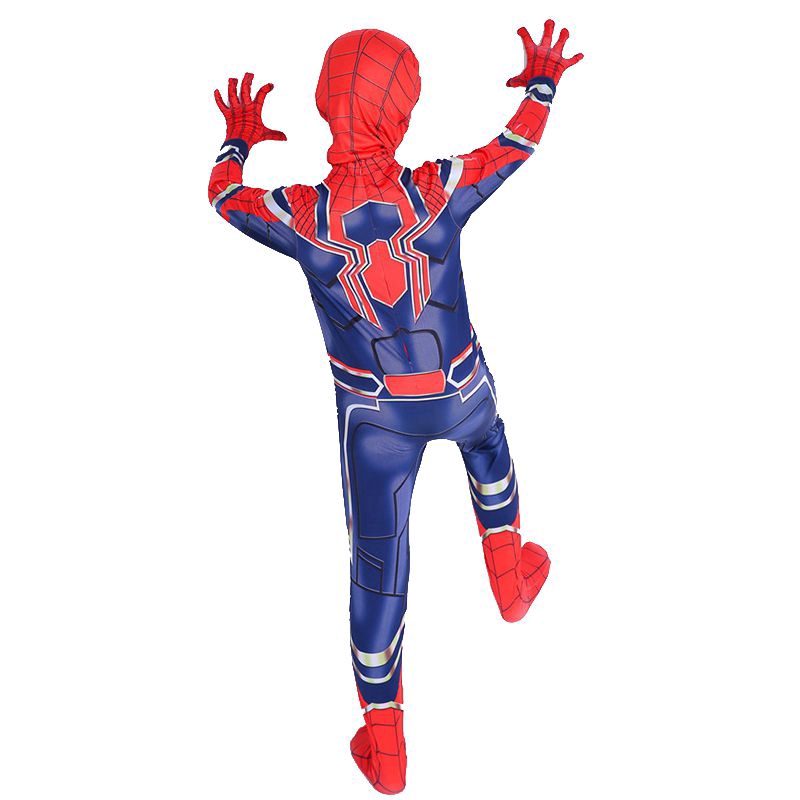 Avengers Endgame Iron Spiderman Peter·Parker Costum Jumpsuit Halloween Cosplay