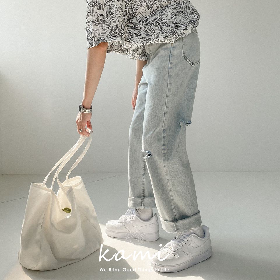 [Video Thật] Quần jeans xanh sáng Regular-fit Jeans mã JM02 | BigBuy360 - bigbuy360.vn