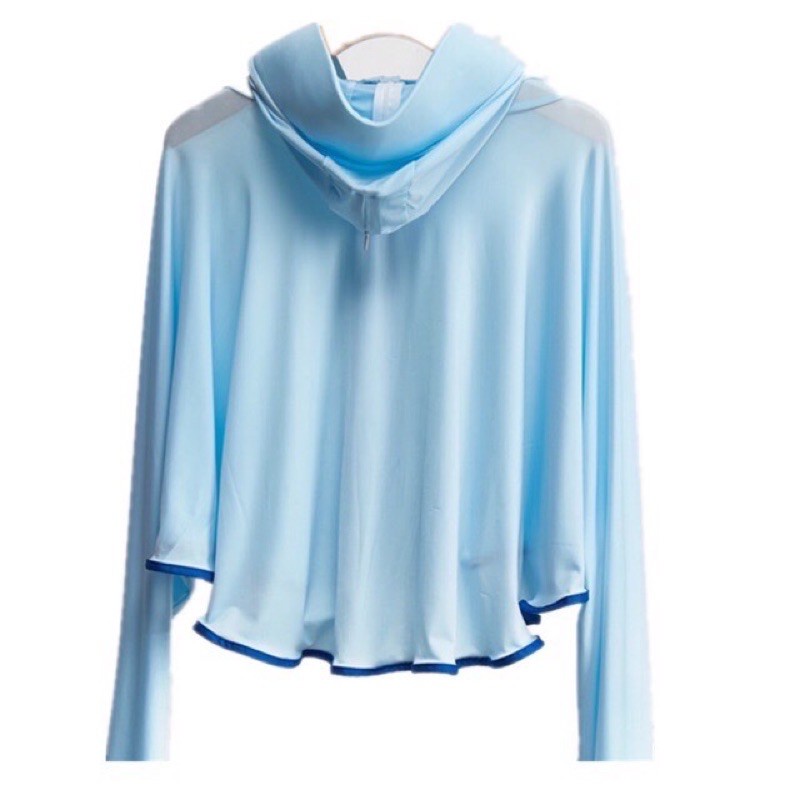 Áo khoác chống nắng có nón thoáng khí chống tia cực tím bảo vệ cho nữ