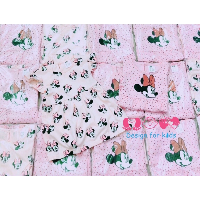 (1-6 tuổi) Set 2 váy H&amp;M xuất dư cho bé gái