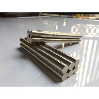 Nam châm trắng đất hiếm 8x1.5mm lực từ cực mạnh (CAM KẾT HÀI LÒNG)