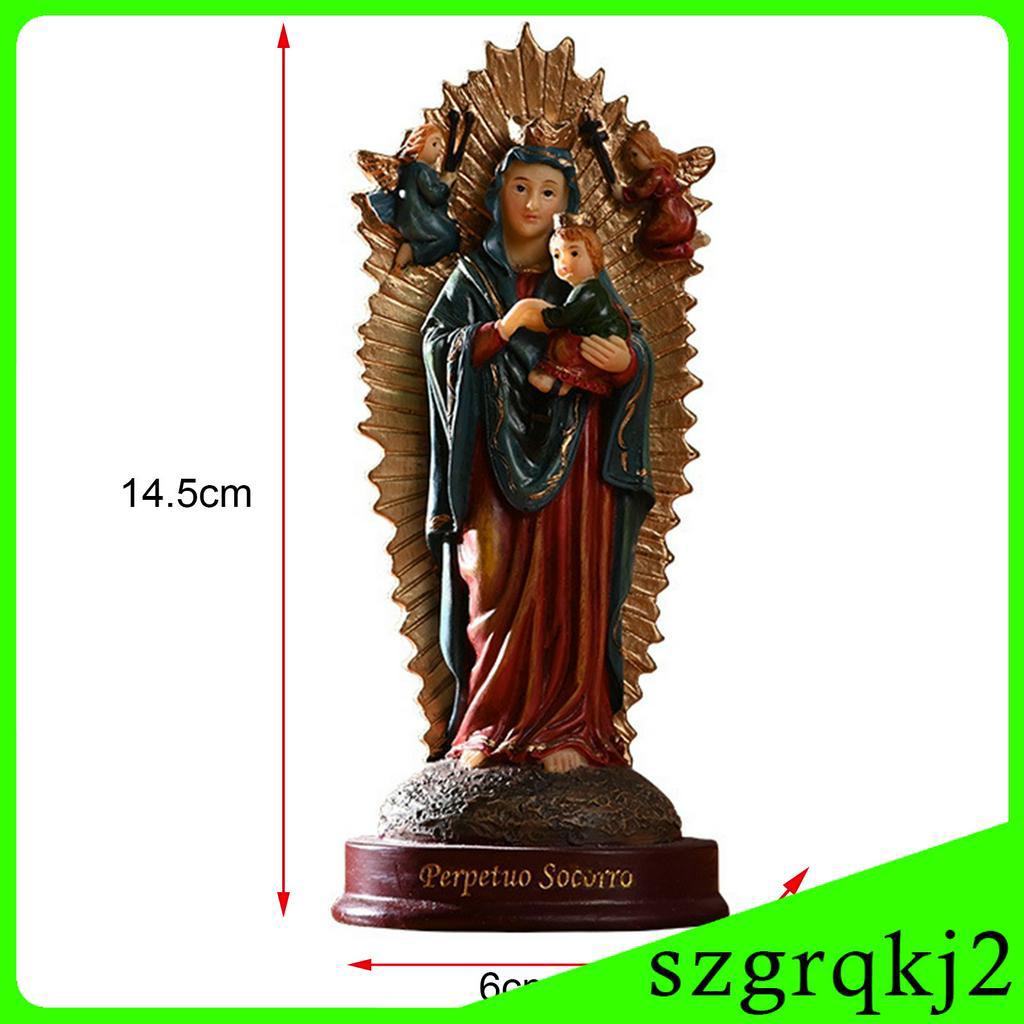 Tượng Điêu Khắc Thủ Công 6 in Hình Nữ Đức Mẹ Mary