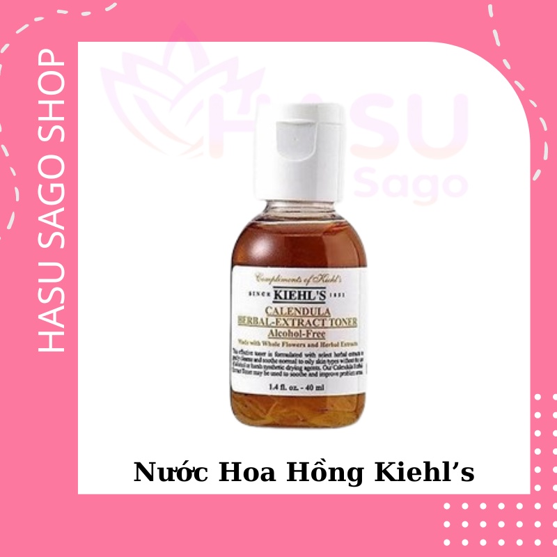 Toner hoa cúc KIEHLS 14ml, Toner cho da dầu mụn nhạy cảm kiềm dầu se khít lỗ chân lông, Nước hoa hồng cân bằng da