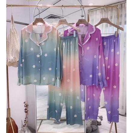 Pijama Lụa Cao Cấp|Đồ Ngủ Cao Cấp Chất Mềm Nhẹ Mã PI 1930 - Chocochip Shop