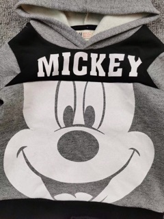 Bộ mickey nỉ bông có mũ