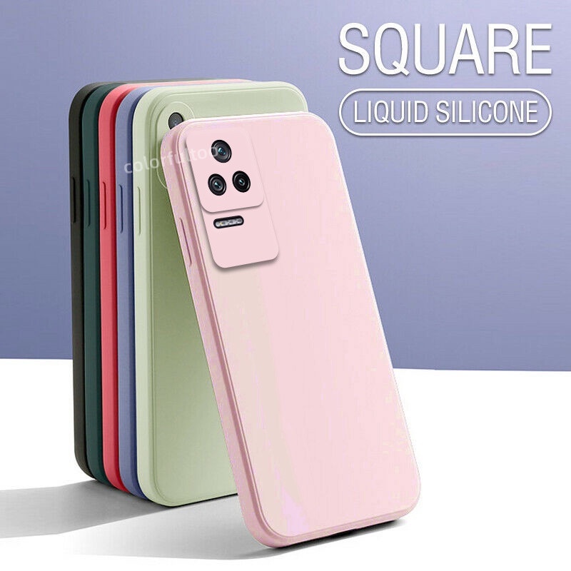 Ốp Điện Thoại Silicon Dẻo Màu Trơn Chống Sốc Bảo Vệ Camera Cho Xiaomi Poco F4 5G PocoF4 F3 Pocophone F4