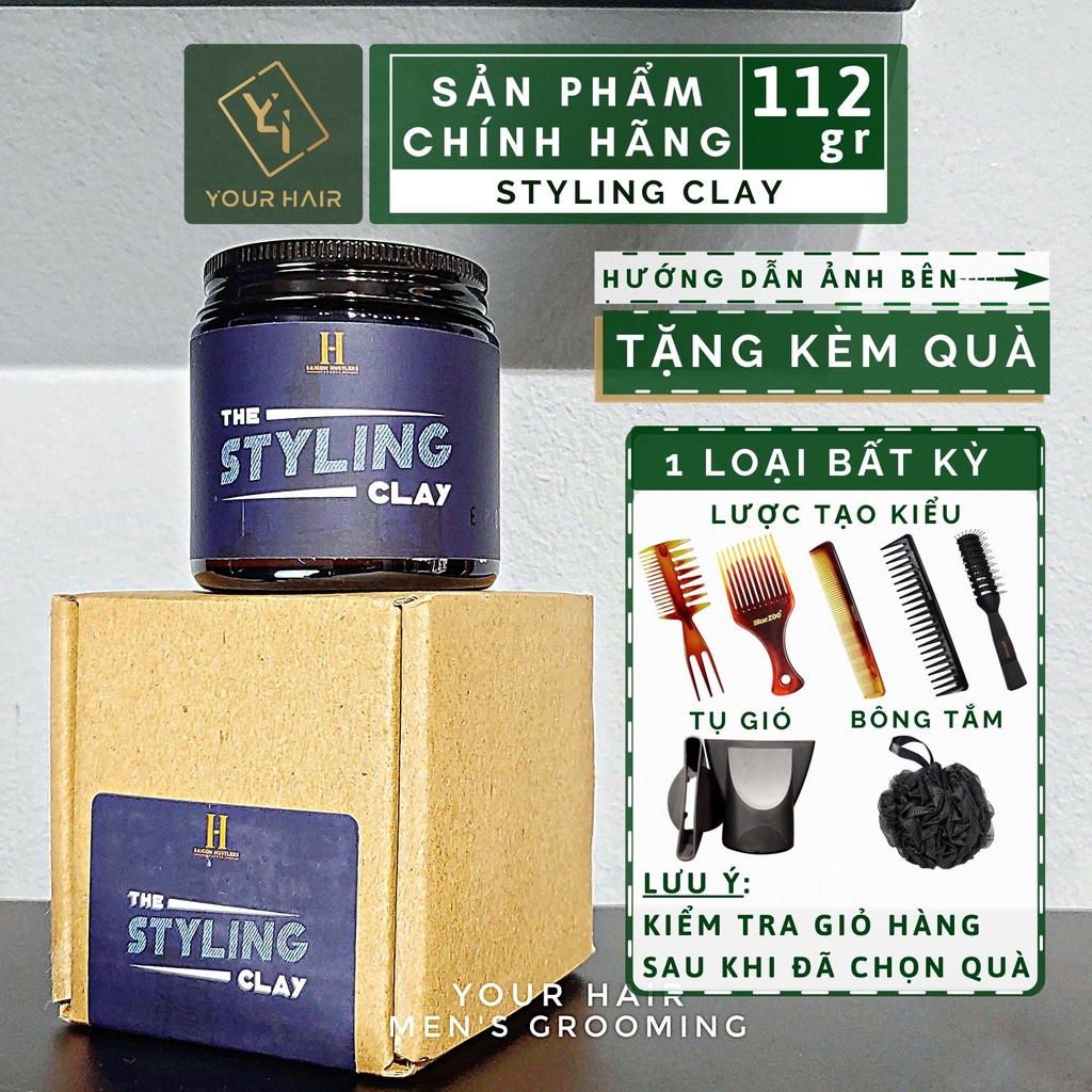 Sáp tạo kiểu The Styling Clay Saigon Hustlers 100g