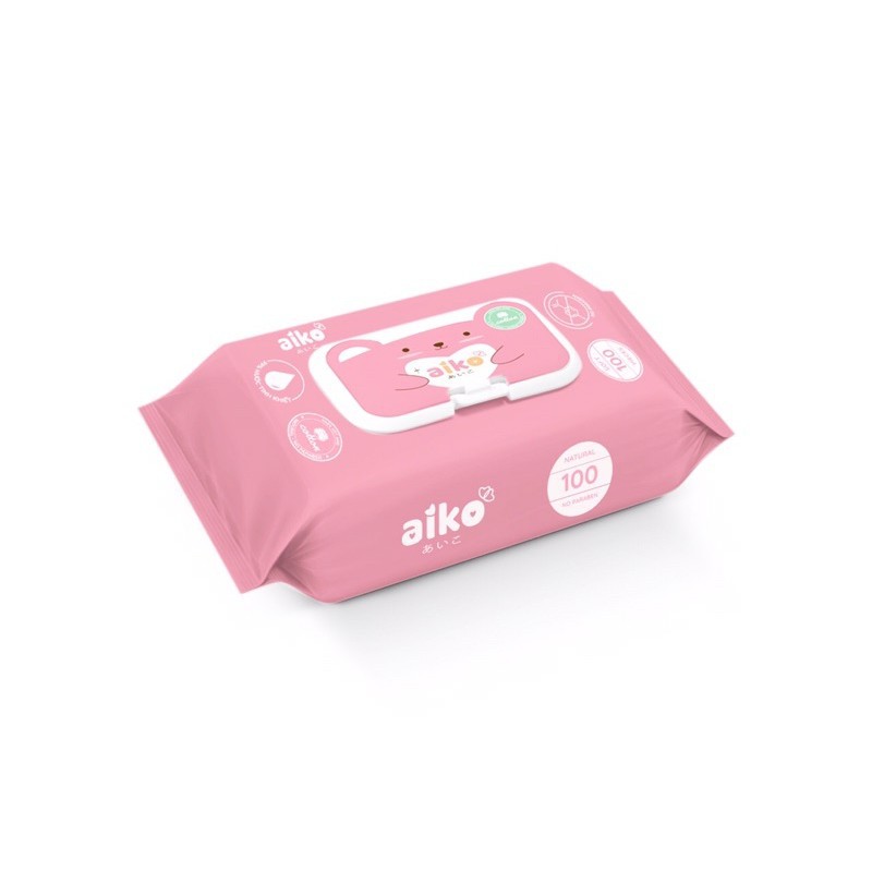 Khăn Ướt Cho Bé AIKO 100 Tờ Không Mùi