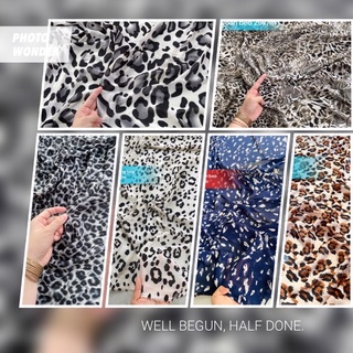 Vải hoạ tiết beo