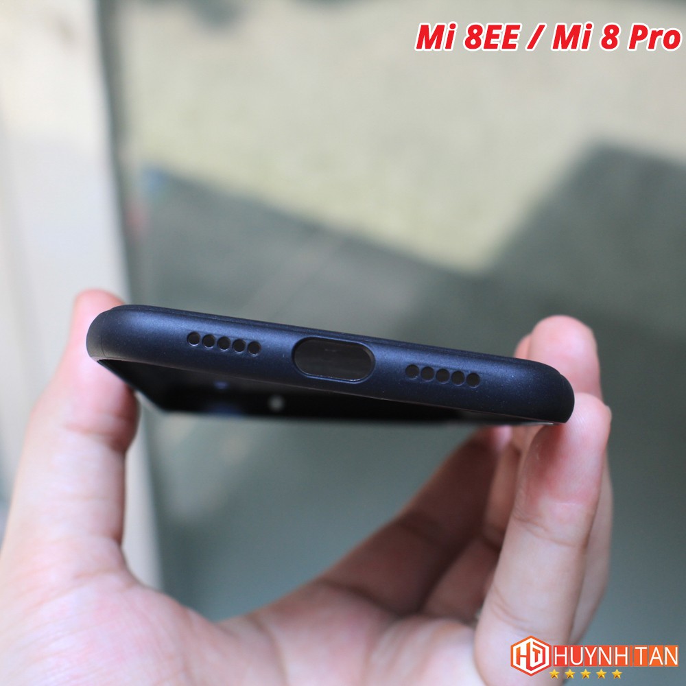 Ốp lưng Xiaomi Mi 8 EE , Mi 8 Pro , MI 8 che vân tay dẻo TPU cực mỏng ôm sát máy