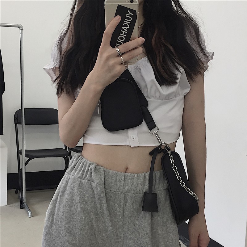 Túi Đeo Vai Bằng Nylon Phong Cách Retro Một Bên | BigBuy360 - bigbuy360.vn