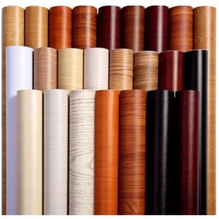 Bộ sưu tập giấy dán tường giả ván cao cấp nhiều mẫu-khổ 45cm có keo sẵn