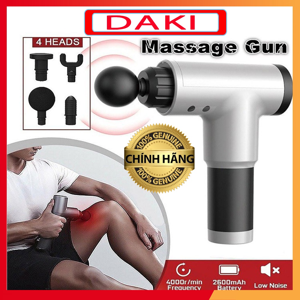 Súng Massage Fascial Cầm Tay, Giúp Giảm Đau Vai Gáy - Máy Massage Mini Cầm Tay Làm Giãn Căng Cơ