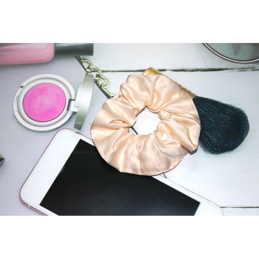 Dây Buộc tóc cột tóc vải lụa màu trơn SIÊU PHỒNG Queen