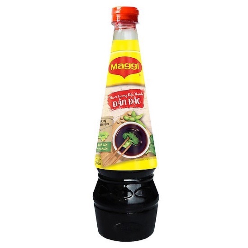 Nước tương đậu nành Maggi đậm đặc chai 700ml date 2022