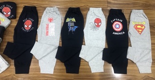 Quần cotton bé trai combo 4c