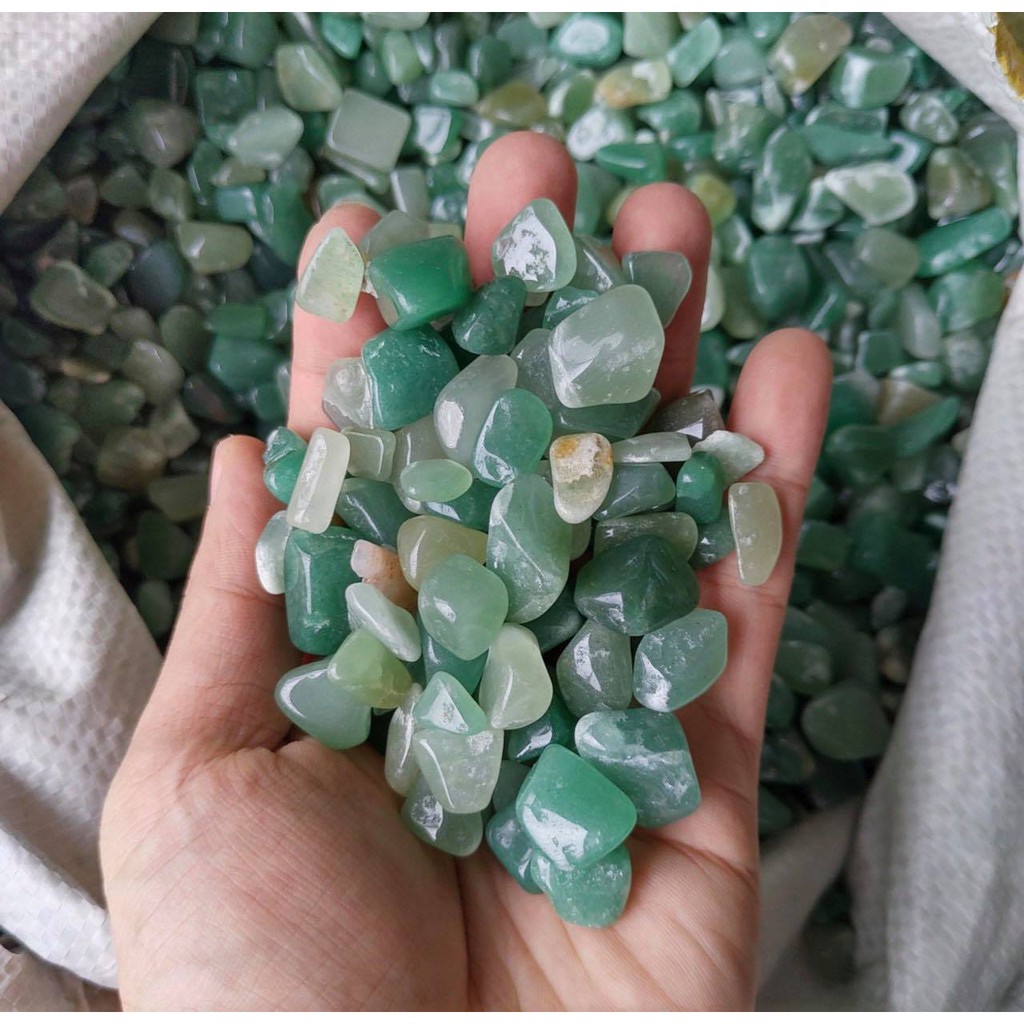 Đá vụn thach anh ngũ sắc trang trí 1kg