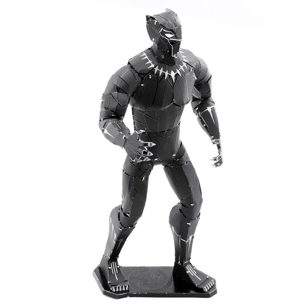 Mô hình lắp ráp kim loại 3d BLACK PANTHER 16cm