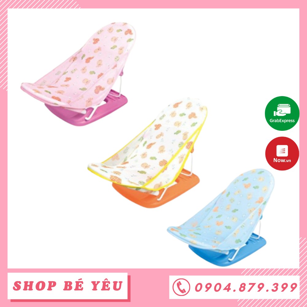 Ghế nằm cho bé 🌸 𝑭𝒓𝒆𝒆𝒔𝒉𝒊𝒑 🌸 Ghế nằm tắm có tựa đầu trẻ em iBaBy