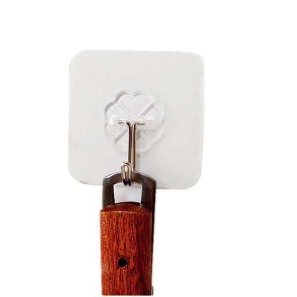 Móc Dán Tường Chịu Lực Siêu Dính Trong Suốt Treo Quần Áo *FREESHIP* Móc Dính Tường Bền Bám Chắc Chắn