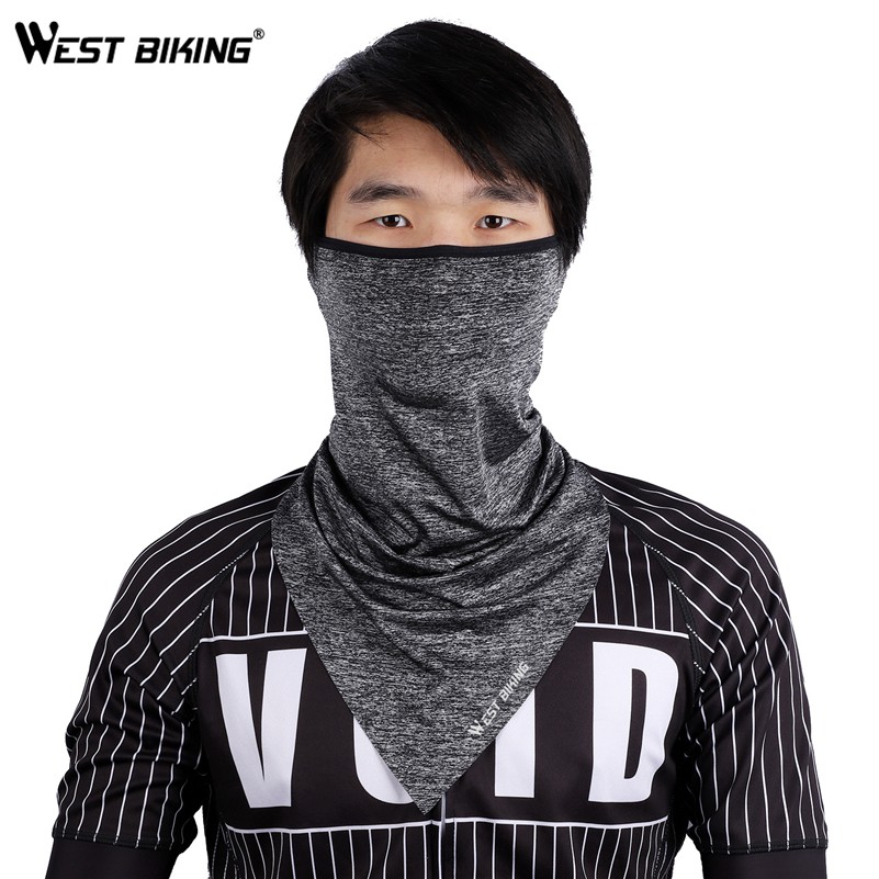 Khẩu trang che cổ WEST BIKING vải thun lạnh thoáng khí mát mẻ chạy xe ngoài trời